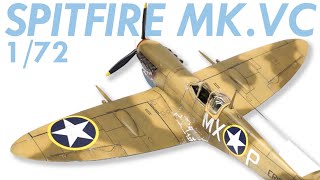 Building the Brand New 172 Spitfire MkVc from Airfix Full Build [upl. by Berne171]