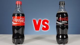 Experiment Coca Cola vs Coca Cola Zero [upl. by Wakerly143]