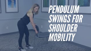 Pendulum Swings  Shoulder Mobility Exercise  CORE Chiropractic [upl. by Telfer]