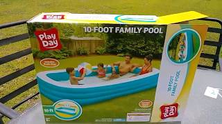 Play Day Inflatable Pool Review [upl. by Alfonse]