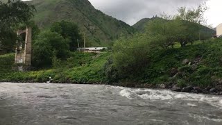 Terek river Stepantsminda Georgia [upl. by Naeloj496]