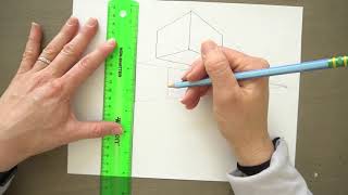 How to Draw Cubes in 2 Point Perspective [upl. by Dulci]