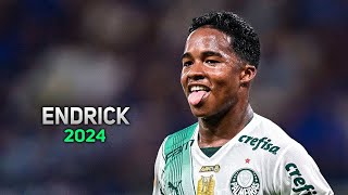 Endrick 2024 ● Palmeiras ► Magic Skills amp Goals  HD [upl. by Drawdesemaj]