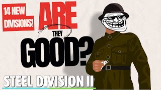 RATING THE NEW DIVISIONS Steel Division 2 Tribute to Normandy 44 [upl. by Oyam]