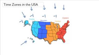 Time Zones in USA [upl. by Eckardt]