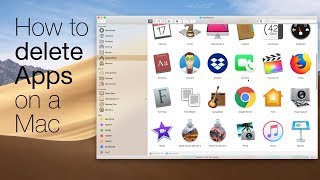 How to delete apps on a Mac [upl. by Lucretia]