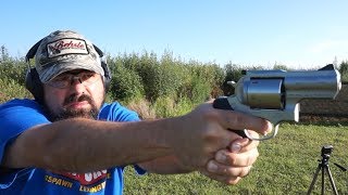 Ruger Super Redhawk Alaskan 454 Casull 45 LC range test [upl. by Lezah]