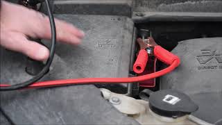 GMC Acadia car repair How to Jump Start the Car [upl. by Nylkaj]