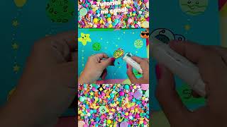 Manualidades con papel fáciles Juego de mesa SHORTS Ovnis divertidos para niños hojas de colores [upl. by Irrep]