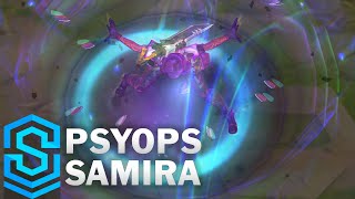 PsyOps Samira Skin Spotlight  League of Legends [upl. by Adnohryt]