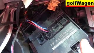 VW Golf 5 how to change comfort control module CCM 1K0 959 433 [upl. by Odessa]