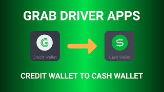 GRAB DRIVER APPS LOAD FROM CREDIT WALLET TO CASH WALLET [upl. by Kieffer]