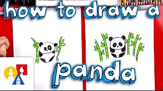 How to Draw a Panda Bear [upl. by Elton]