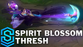 Spirit Blossom Thresh Skin Spotlight  League of Legends [upl. by Nnaik]