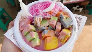 Indian Street Food  RAINBOW ICE CREAM Kulfi Falooda Ice Gola [upl. by Tillfourd]