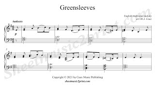 Greensleeves  Piano [upl. by Aniaz]