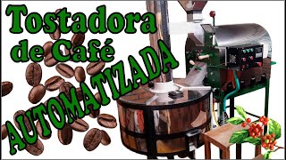 Tostadora de café automatizada con sistema de enfriamiento [upl. by Alleb714]