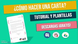 👉Cómo hacer una CARTA FORMAL o INFORMAL  Plantillas y Tutorial 2023 [upl. by Llenod]