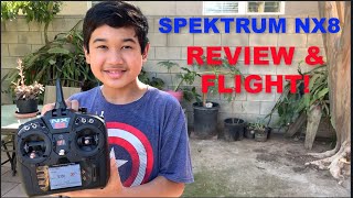 Spektrum NX8 Transmitter  Review and Flight [upl. by Vanhook]