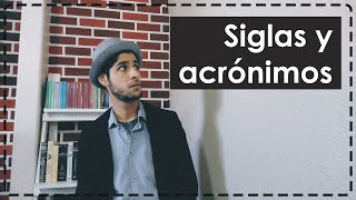 Siglas y acrónimos [upl. by Svirad]