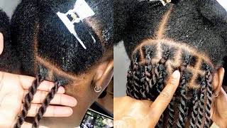 TWIST CLASS Multiple ways to start twist twist from the root Knotless twist  box braids twist [upl. by Waring]