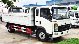 5ton 8ton capacity 4x2 new sinotruk HOWO light dump trucks [upl. by Chaworth]