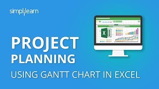 Project Planning  Project Plan In Excel With Gantt Chart  Project Management In Excel Simplilearn [upl. by Iover]