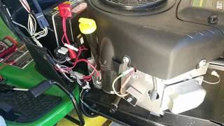 Lawn mower voltage regulator battery drain PLEASE READ DESCRIPTION BELOW [upl. by Libbi549]