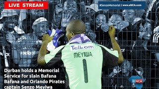 LIVE Durban holds a memorial service for Senzo Meyiwa [upl. by Aslin]