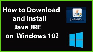 How to Download and Install Java JRE Java Runtime Environment on Windows 10 [upl. by Danny]