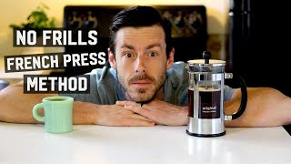 How to Brew BacktoBasics French Press Coffee [upl. by Nnylsaj]