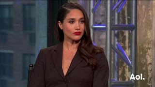 Meghan Markle On quotSuitsquot  AOL BUILD [upl. by Euqinor568]