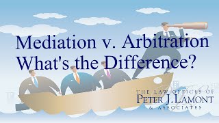 MediationArbitration Whats the Difference [upl. by Ayaladnot]