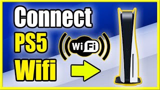 How to Connect PS5 to Wifi Internet Fast Tutorial [upl. by Akinej]