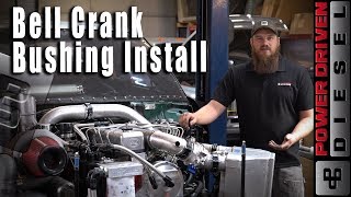 How to Install a Bell Crank Bushing  Power Driven Diesel [upl. by Marentic]