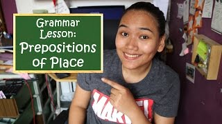 Prepositions of Place  English Grammar  Civil Service Review [upl. by Felipa]