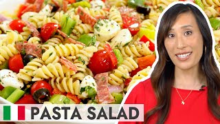 Italian Pasta Salad with Homemade Dressing [upl. by Raasch]