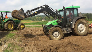 Deutz fahr agroplus 75 with front loader [upl. by Keefe]