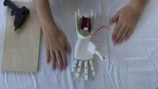 Assembly of 3D Printed Prosthetic Hand  From Thingiverse [upl. by Brewer]