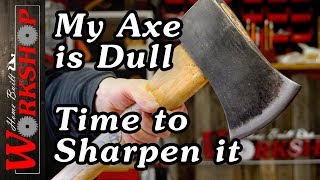 How to Sharpen an Axe Its Easy [upl. by Rudd149]