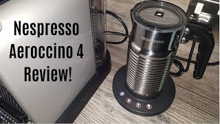 Nespresso Aeroccino 4 Milk Frother Review  Worth upgrading from the Aeroccino 3 [upl. by Havener]