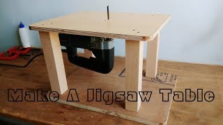 Homemade Jigsaw Table Machine  DIY Jigsaw Table [upl. by Ormiston527]