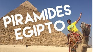 Visitando las pirámides de Giza en Egipto [upl. by Ahsilac]