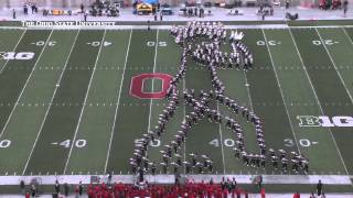 The Ohio State University Marching Band Michael Jackson Tribute Oct 19 2013 [upl. by Keeton]