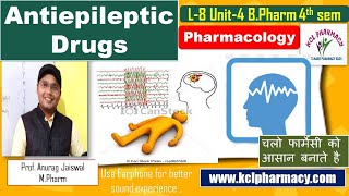 Antiepileptic Drugs Pharmacology  Classification amp MOA  L8 Unit4  PharmacologyI [upl. by Rufe]