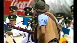 Slim Dusty sings Waltzing Matilda at 1984 VFL Grand Final [upl. by Aikemal606]