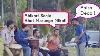 Beggar Prank with a Twist Uncut Video Ft Sachin Chaudhary  Prank In India  The Bakchod [upl. by Hsirehc]