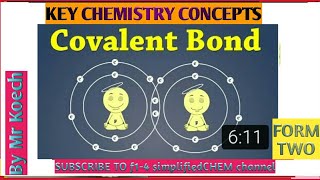 FORM 2 STRUCTURE AND BONDING Covalent and Dative bond [upl. by Nirmak]