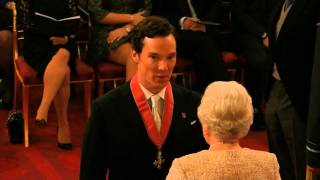 Benedict Cumberbatch handed CBE  5 News [upl. by Udall191]