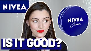 SPECIALIST testing NIVEA CREME review ingredients is it good [upl. by Eanel626]